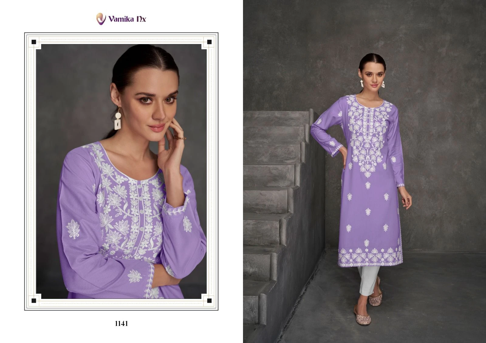 Vamika Rooh Vol 7 Pure Rayon Viscos Wholesale Fancy Kurti with Pant Catalog — Wholesale Kurtis, MPA wholesale from Surat — Photo 6